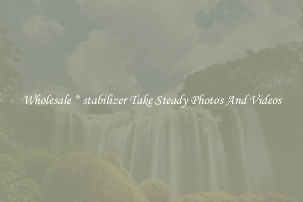 Wholesale * stabilizer Take Steady Photos And Videos