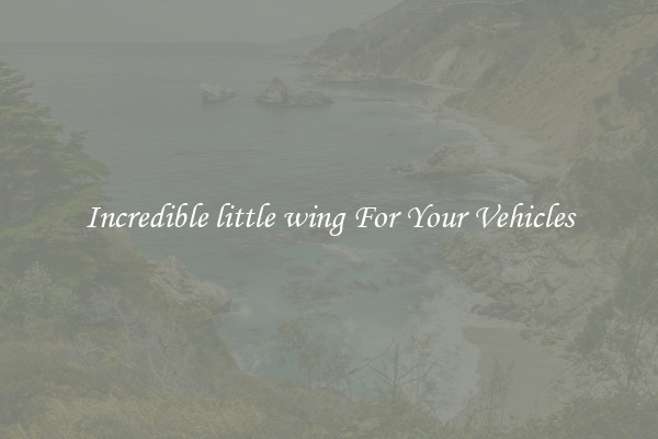 Incredible little wing For Your Vehicles