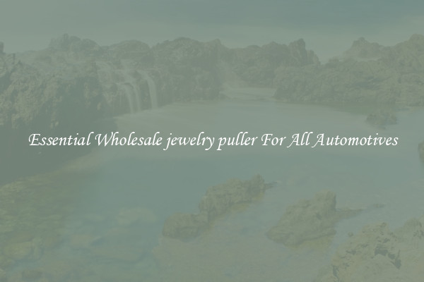 Essential Wholesale jewelry puller For All Automotives